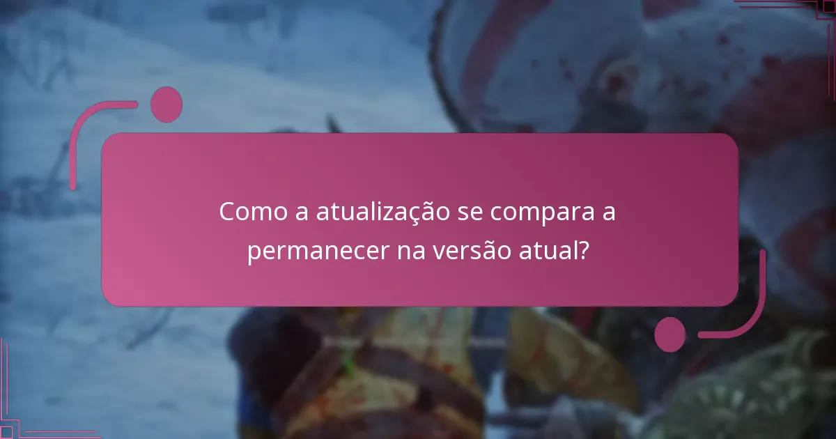 Como atualizar God of War Ragnarok?