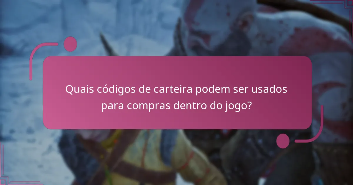Quando posso usar códigos de carteira para promoções em God of War Ragnarok?