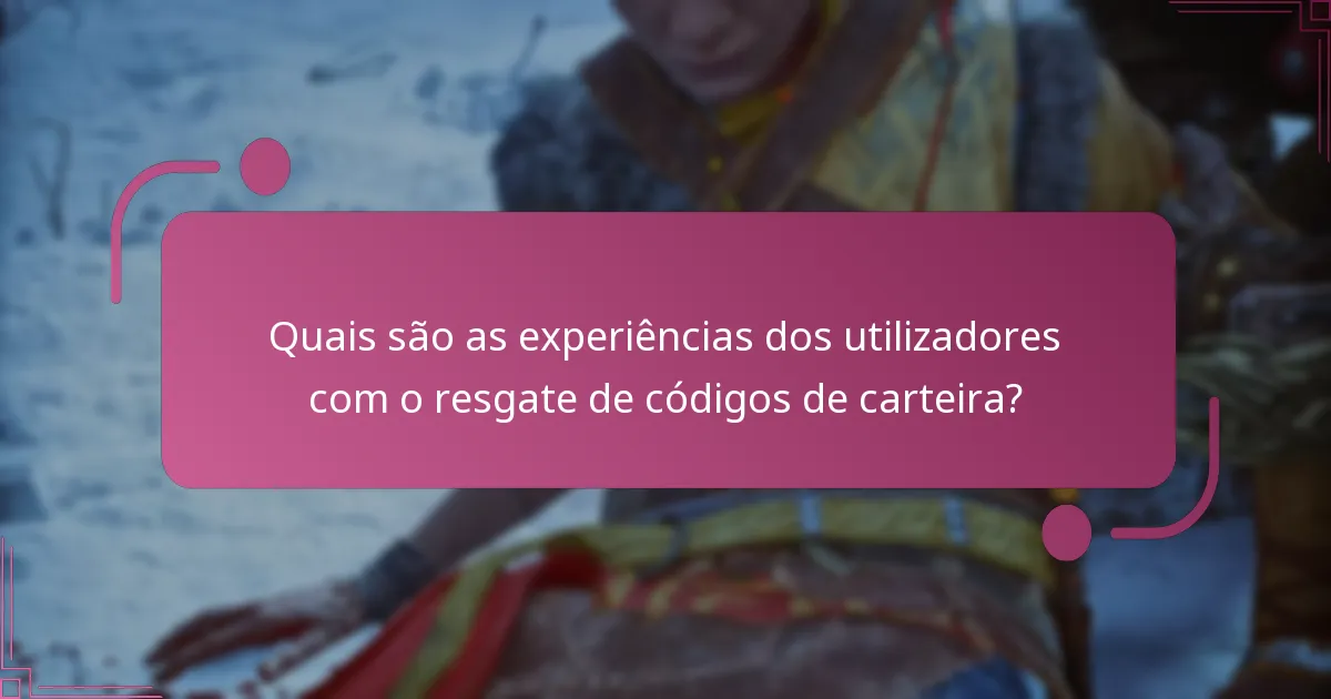Quais são as implicações dos problemas com códigos de carteira no jogo?